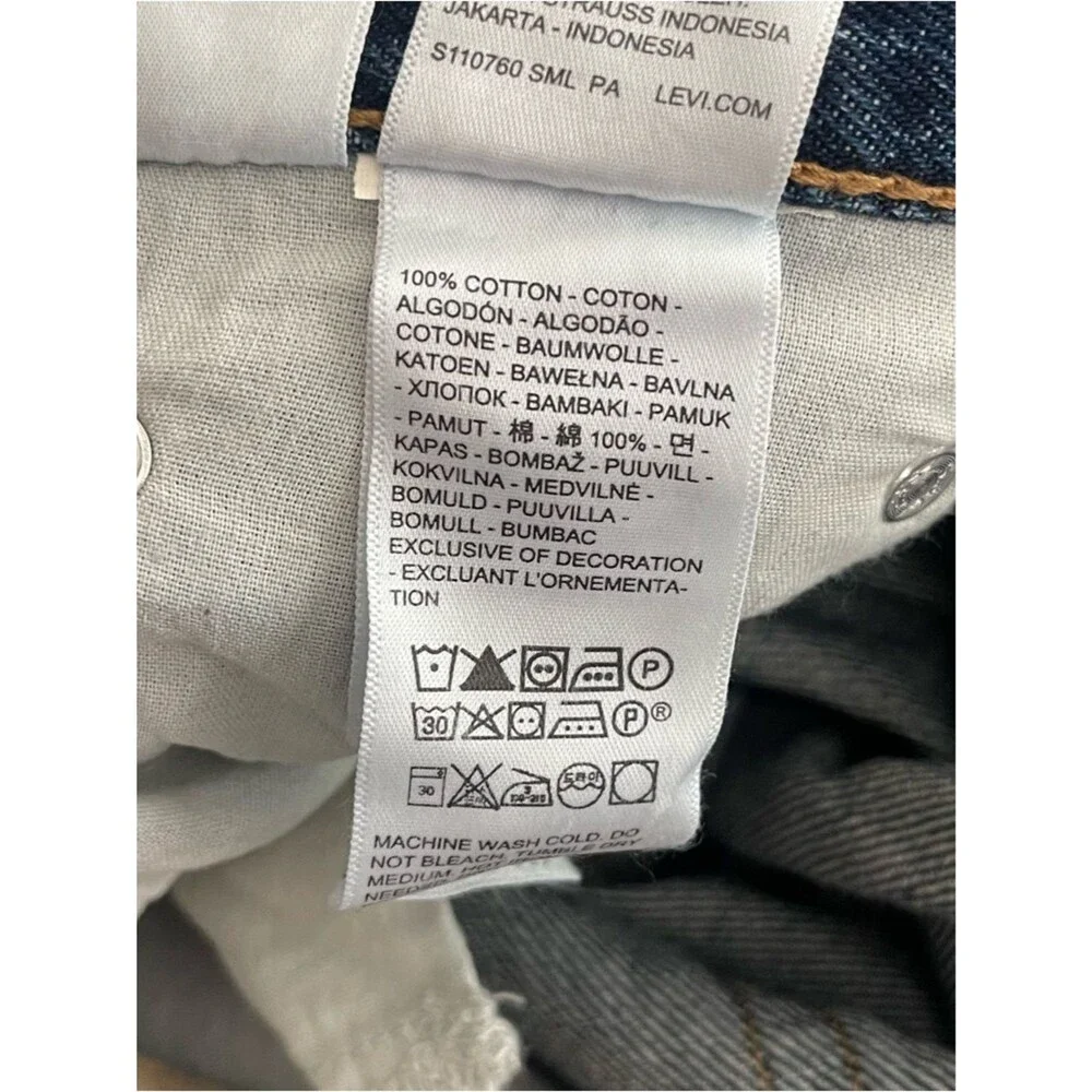 Levi’s Barrel Cinch Jeans in New Shades Dark Wash sz 32x31 NWT - Picture 6 of 11